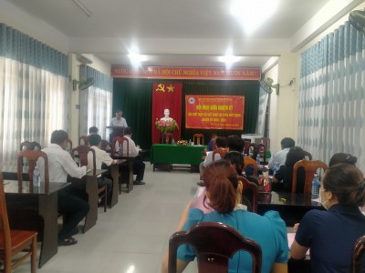 Hội chữ thập đỏ thị trấn Phú Thịnh hội nghị giữa nhiệm kỳ 2020-2025