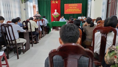 Đảng ủy thị trấn Phú Thịnh tổ chức sơ kết tình hình thực hiện nhiệm vụ 9 tháng đầu năm và triển khai nhiệm vụ 3 tháng cuối năm 2023