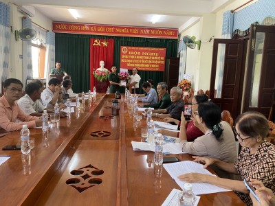 Hội CCB thị trấn Phú Thịnh tổ chức gặp mặt kỷ niệm 34 năm ngày thành lập Hội CCB Việt Nam (6/12/1989-6/12/2023) và tổng kết công tác Hội năm 2023