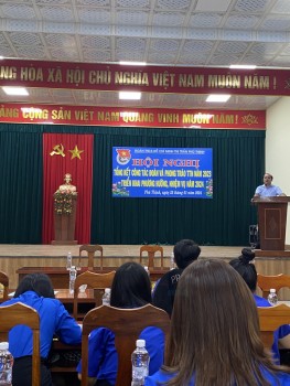 Đoàn thanh niên thị trấn Phú Thịnh tổ chức hội nghị tổng kết công tác Đoàn và phong trào thanh thiếu nhi năm 2023