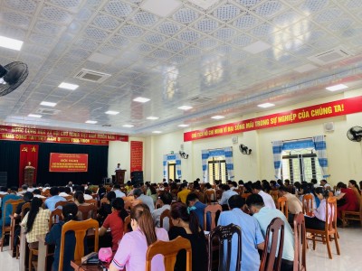Đảng ủy Phú Thịnh tổ chức Hội nghị sơ kết tình hình thực hiện nhiệm vụ 6 tháng đầu năm 2024