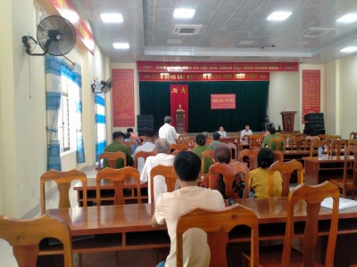 Tổ đại biểu HĐND huyện Phú Ninh tổ chức tiếp xúc cử tri trên địa bàn thị trấn Phú Thịnh trước kỳ họp thứ 15